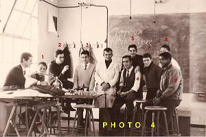 ECOLE DES BEAUX ARTS 1961 SECTION COMMIS ARCHITECTE PROMO 59 62 3 EME ANNEE 02